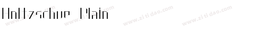 Holtzschue Plain字体转换